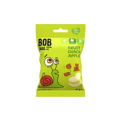 Фруктовий снек Bob Snail ябл. 40гр  арт. 06744
