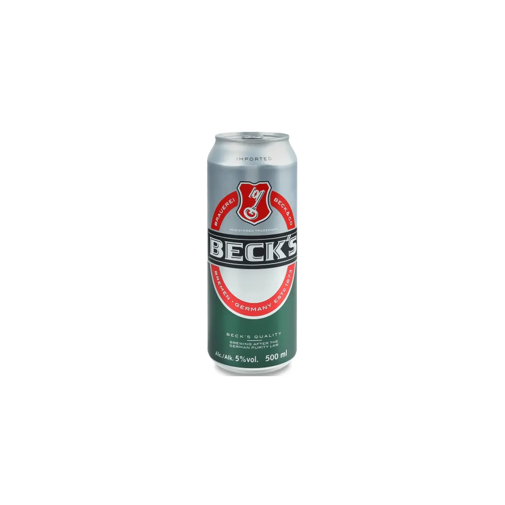 Пиво Becks з/б 0.5л  арт. 00530 