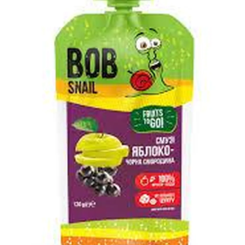 Смузі Bob Snail Яблоко-чорна смородина 120гр  арт. 10974 