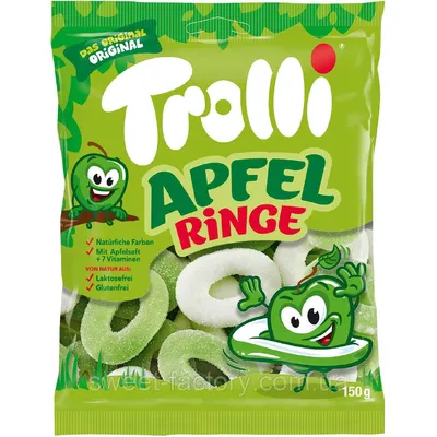 Желейна цукерка Trolli Apfel 150гр  арт. 07725