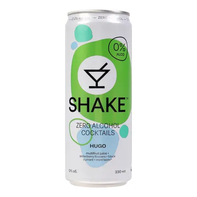Напій газований Shake 0%  Hugo 0,33л  арт. 06668