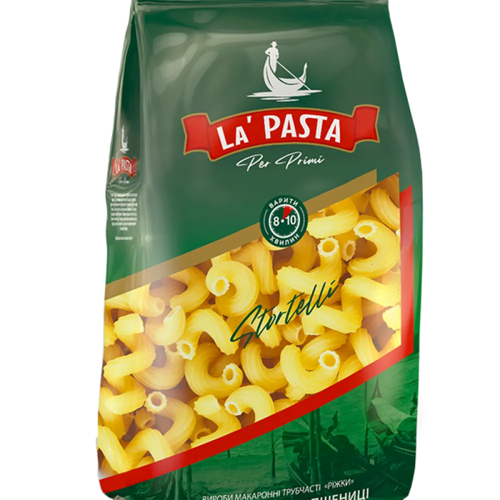Макарони La Pasta Ріжки 400гр  арт. 00079 