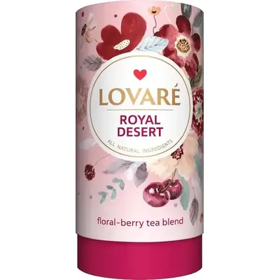 Чай Lovare Королівський десерт (туб) 80гр  арт. 09118