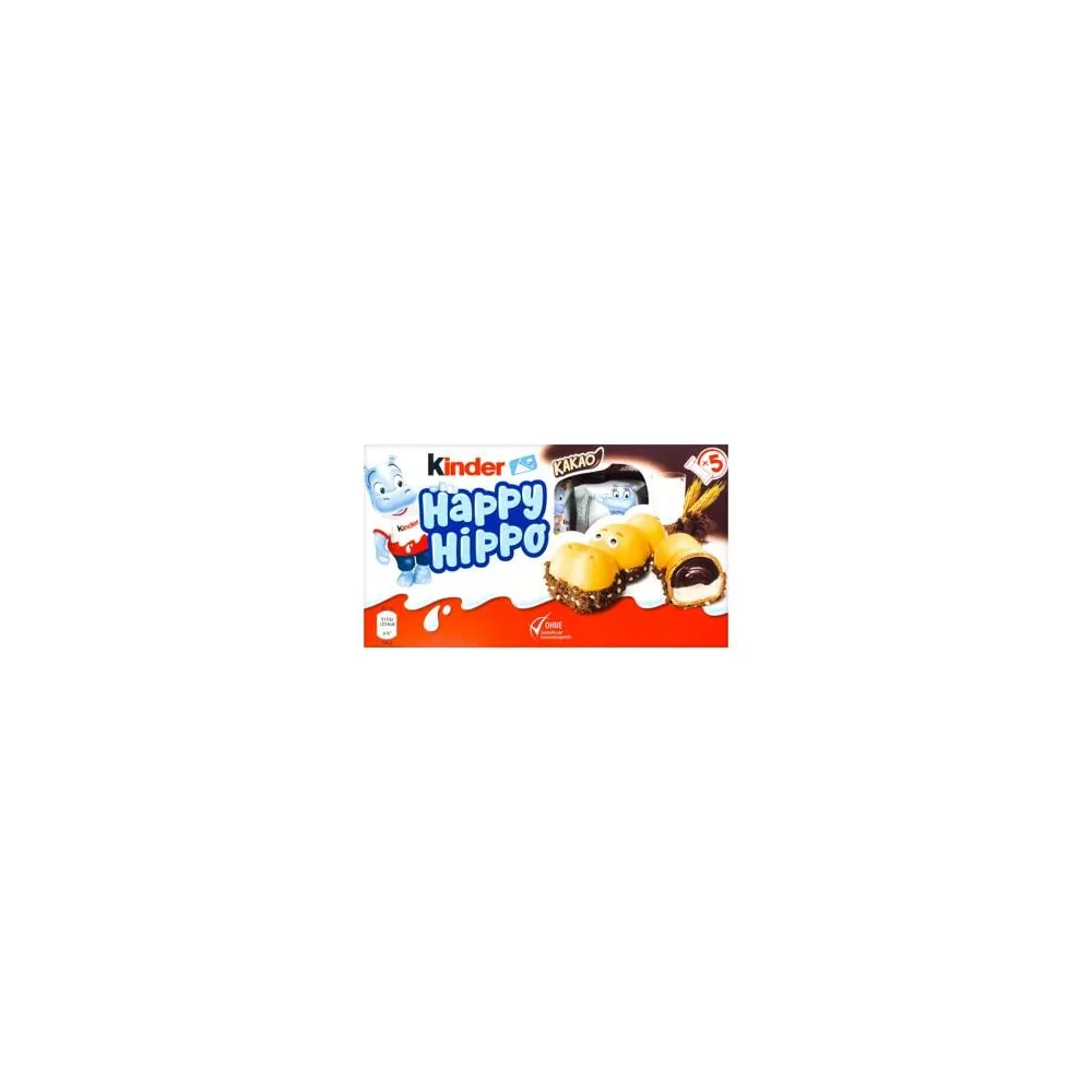 Печиво Kinder Happy Hippo какао 104гр  арт. 01578 