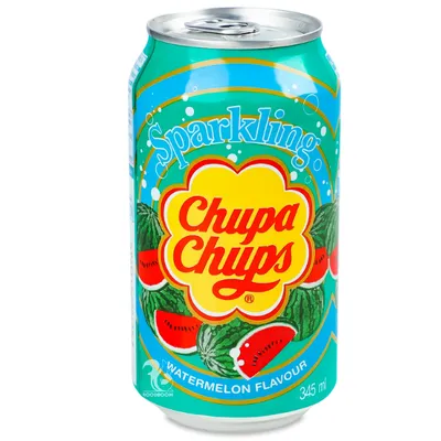 Напій газований Chupa Chups кавун 345мл  арт. 09439