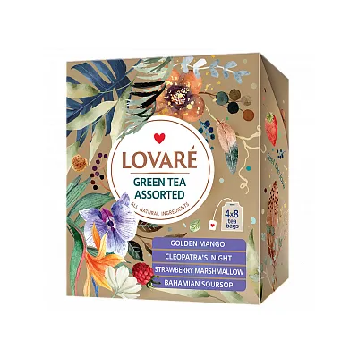 Чай Lovare зелений 32пак  арт. 03527