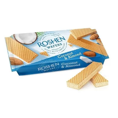 Вафля Roshen Wafers кокос/мигд. 216гр  арт. 03562