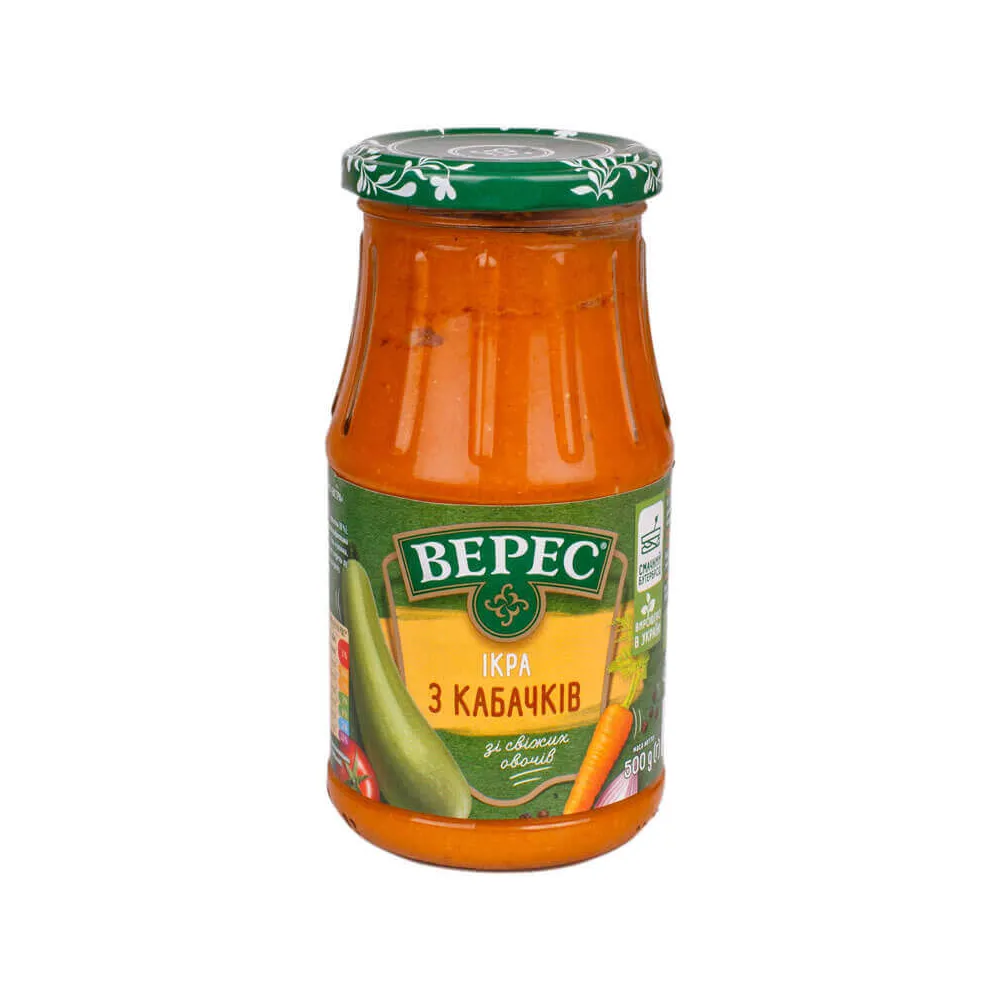 Ікра кабачкова Верес 440гр  арт. 01338 