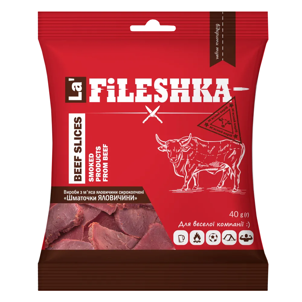 Шматочки La Fileshka телят. 40гр  арт. 01390 