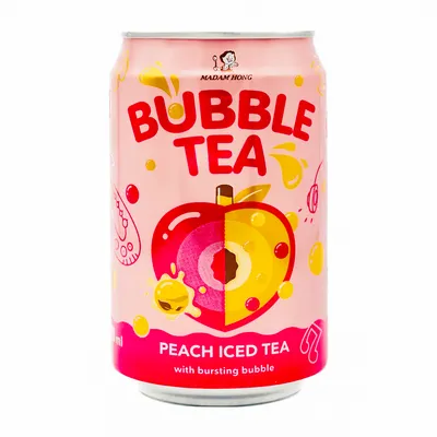 Чайний напій Madam Hong Bubble Tea Персик-диня 0,32л  арт. 09876