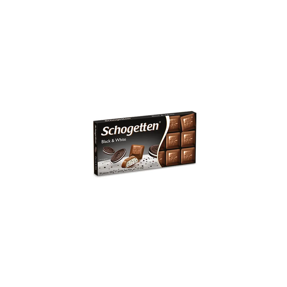 Шоколад Schogetten Black&White 100гр  арт. 07866 