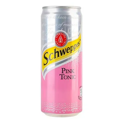 Напій газований Schweppes Pink Tonic з/б 0.33л  арт. 06021