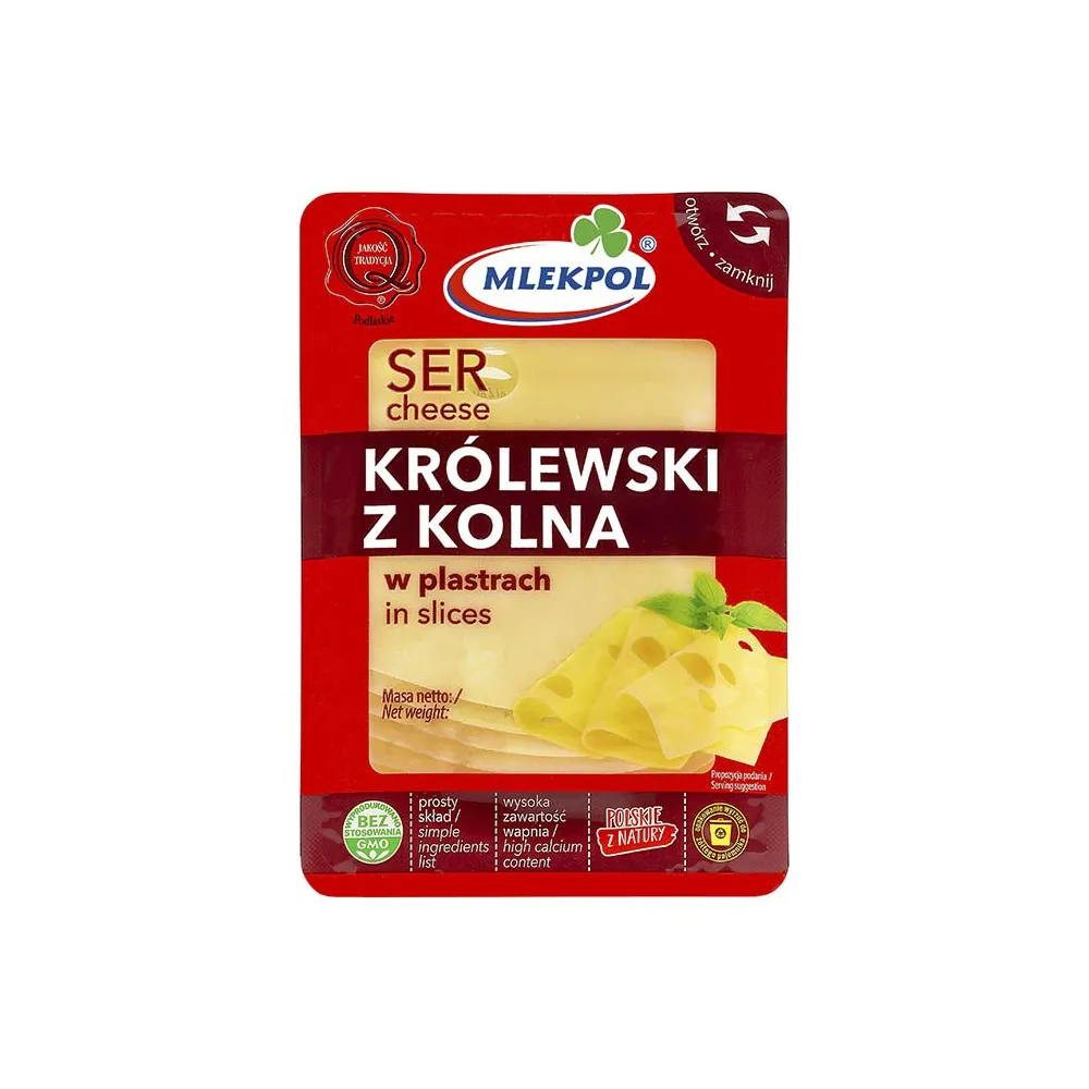 Сир Mlekpol Krolewski наріз. 400гр  арт. 00890 