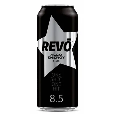 Напій слабоалкогольний Revo Black 0.5л  арт. 05219