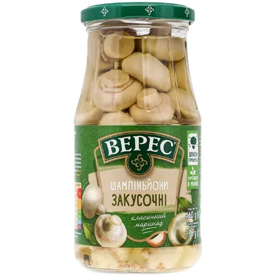 Шампіньони Верес закус. 425гр  арт. 00372