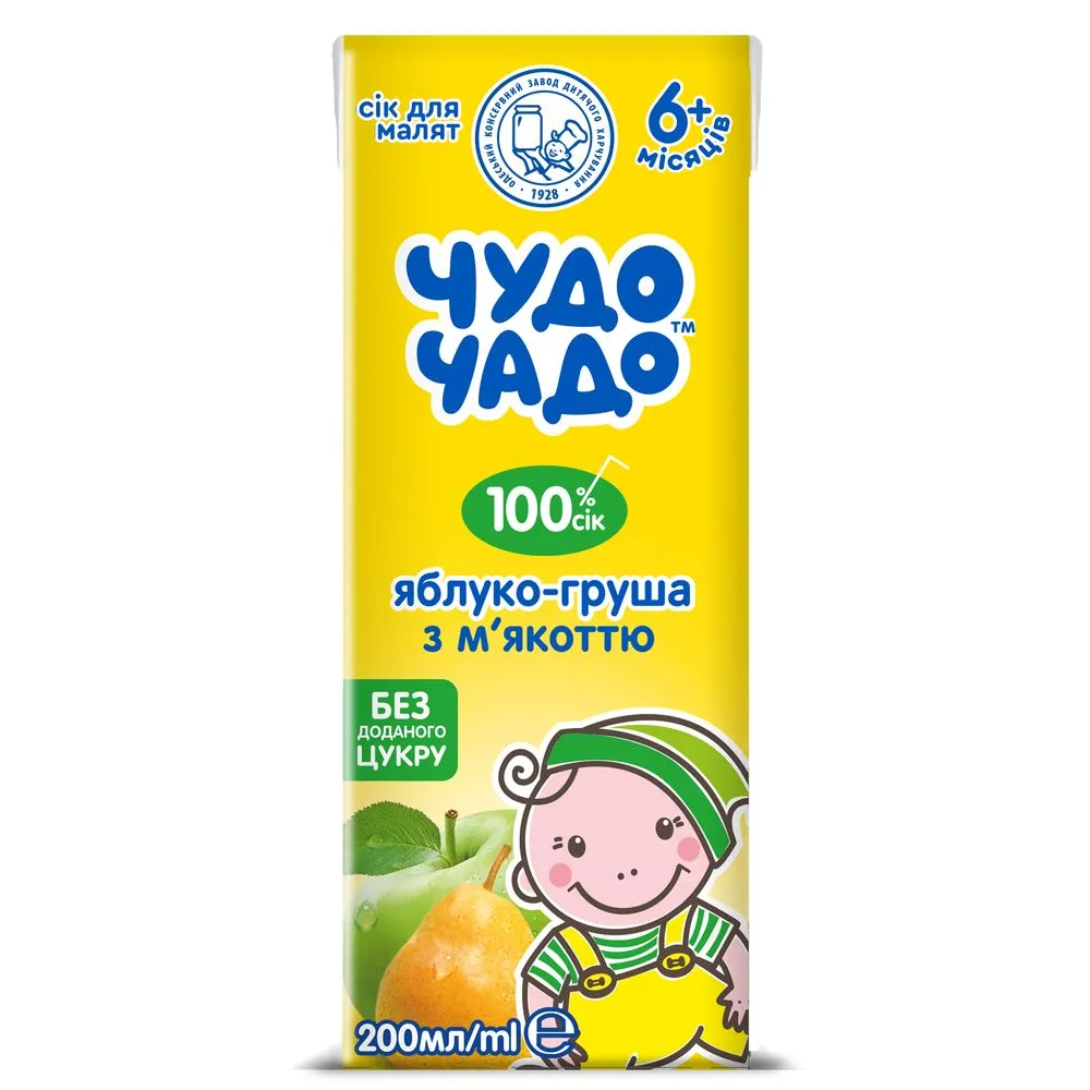 Сік Чудо Чадо ябл/гр 0,2л  арт. 04527 
