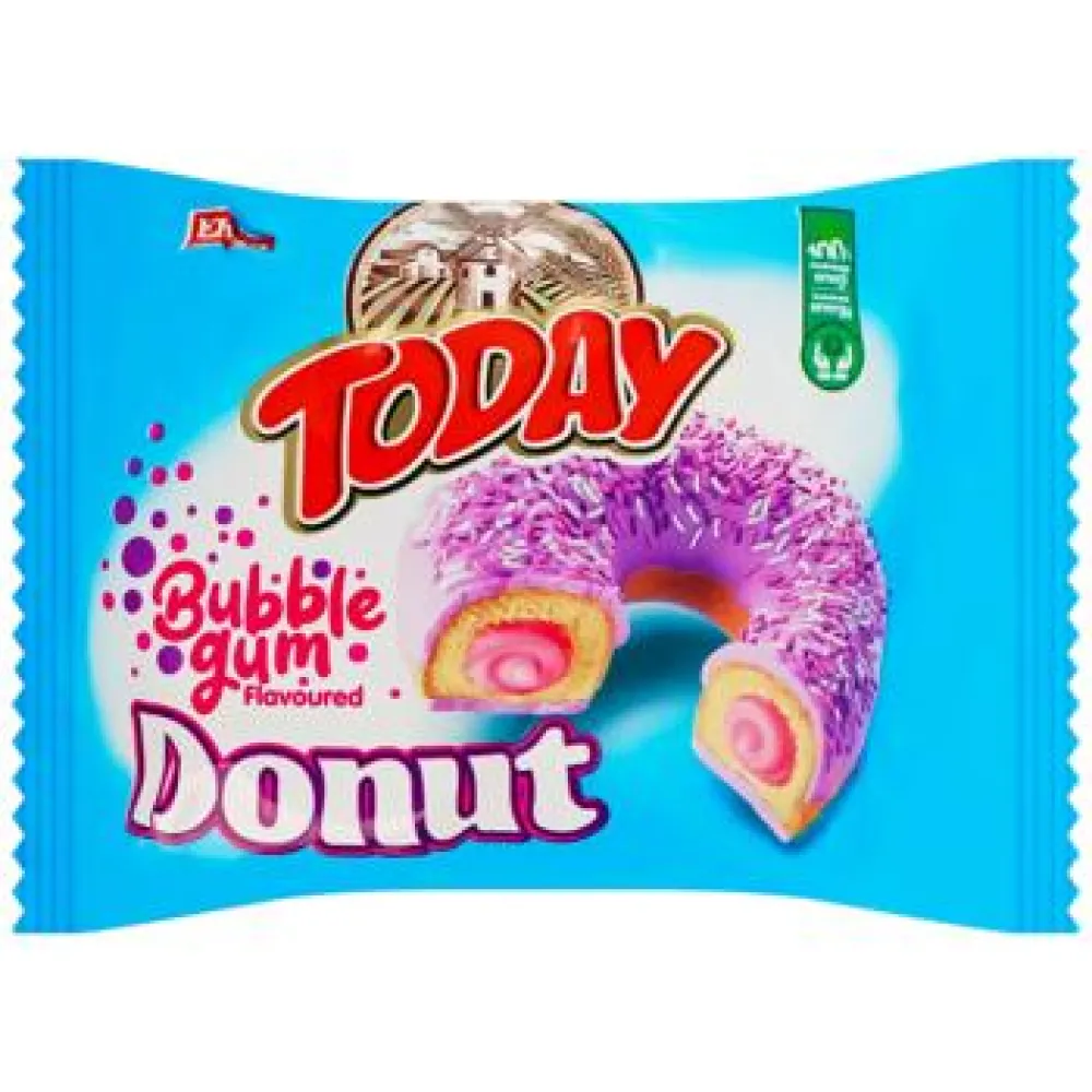 Тістечко Today Донат бабл гам 50гр  арт. 09493 