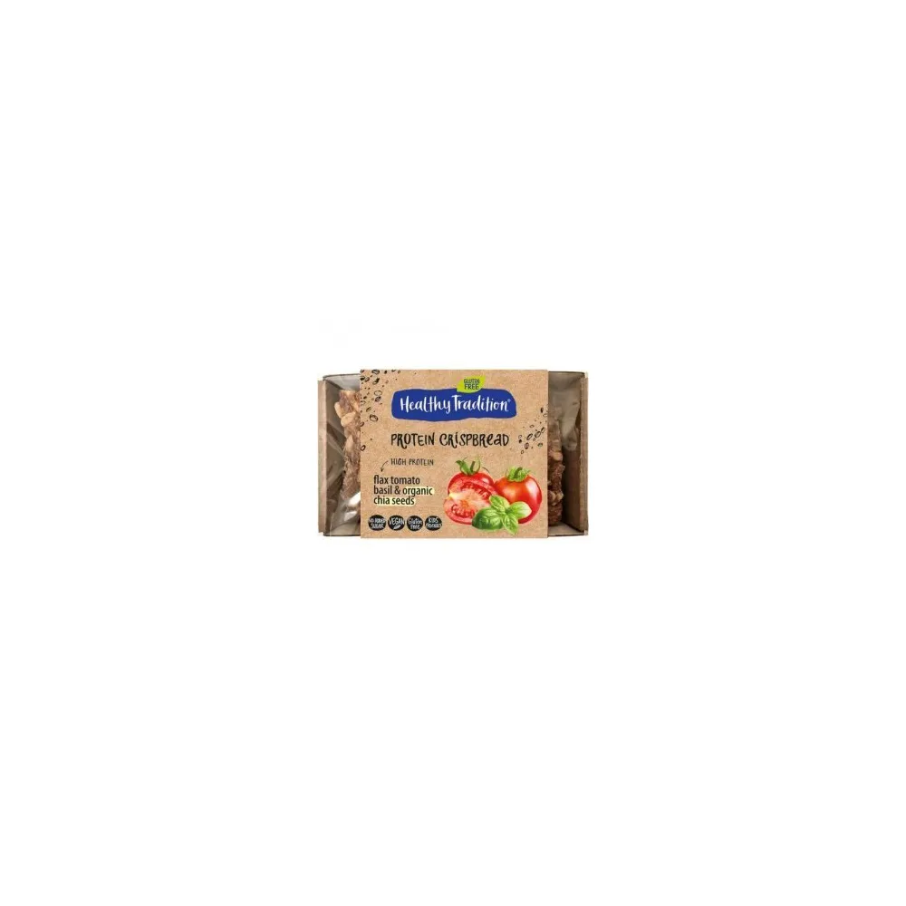 Хлібці Healthy Tradition Томат-базилік 60гр  арт. 11037 