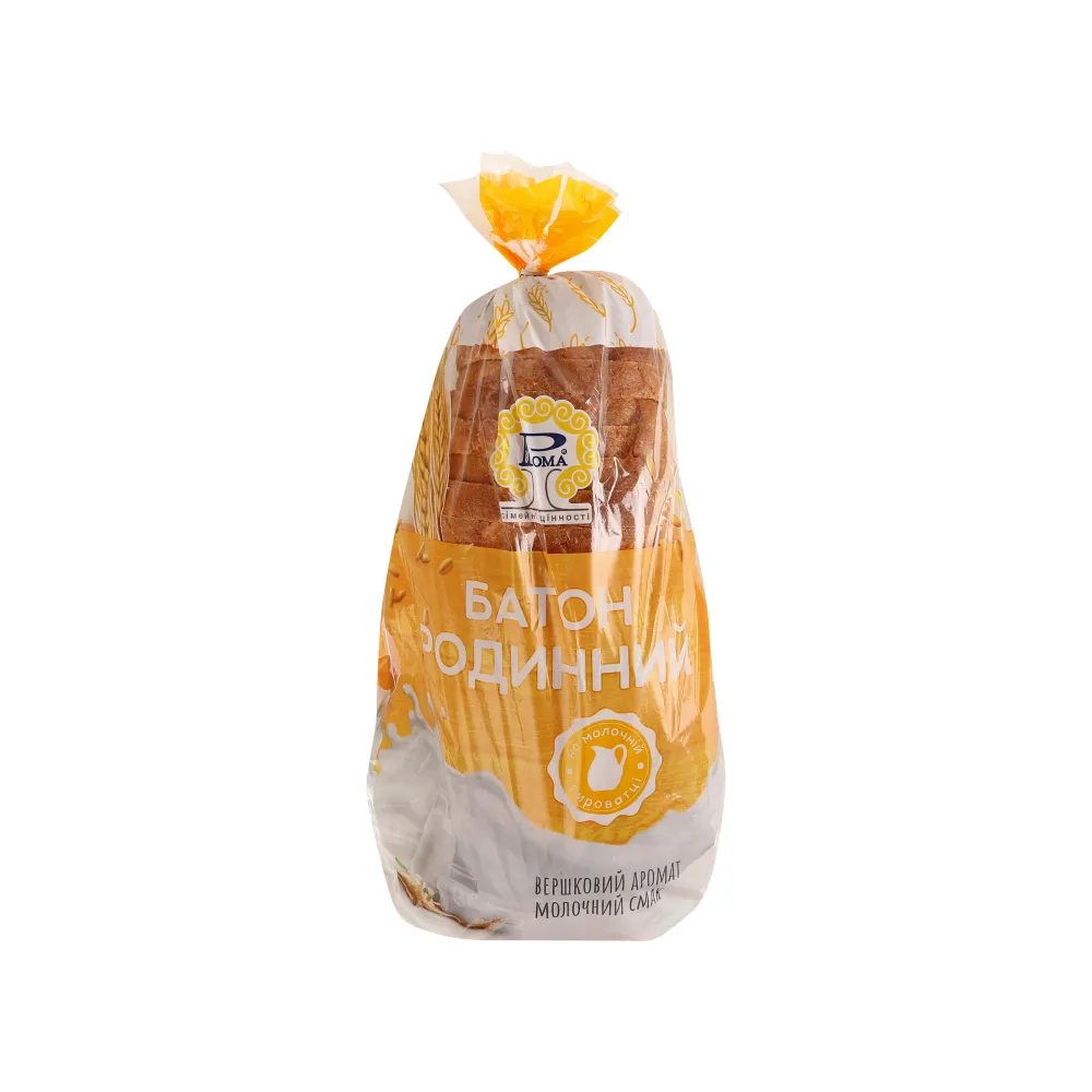 Батон Рома Родинний наріз. 350гр  арт. 03573 