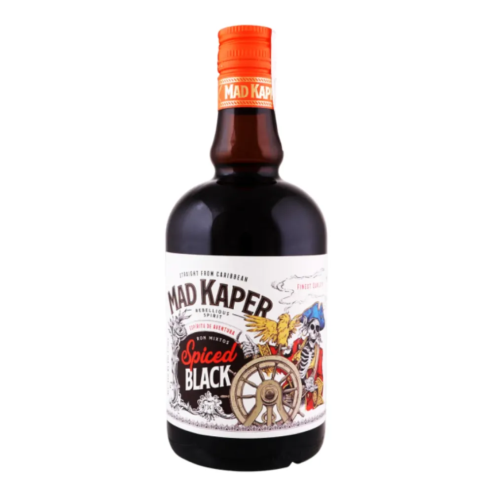 Напій на осн.рому Mad Kaper Spiced black 0.7л  арт. 07024 