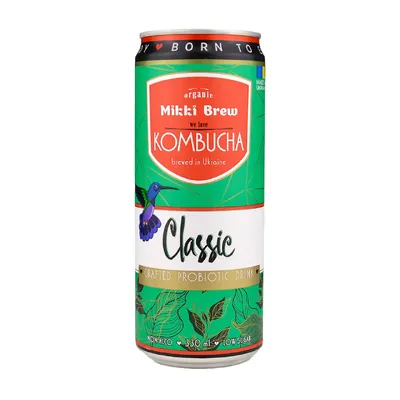 Напій сл.газ. Mikki Brew Kombucha Classic 0,33  арт. 09843