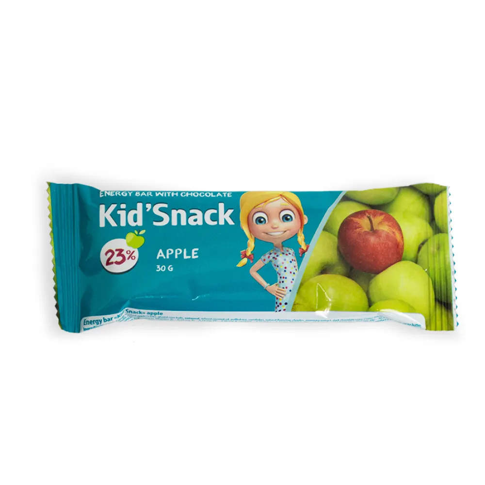Батончик KidSnack Енерг. ябл. 30гр  арт. 06854 