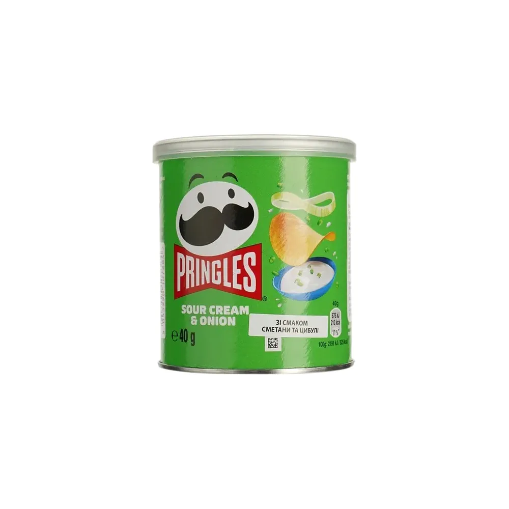 Чипси Pringles смет-циб 40гр  арт. 09143 