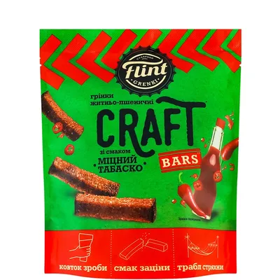 Грінки Flint Craft табаско 90гр  арт. 05535
