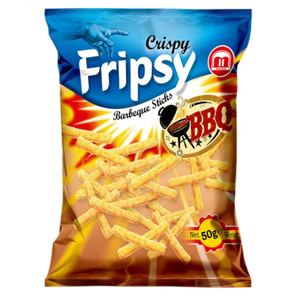Фріпси Crispy BBQ 50гр  арт. 08500 