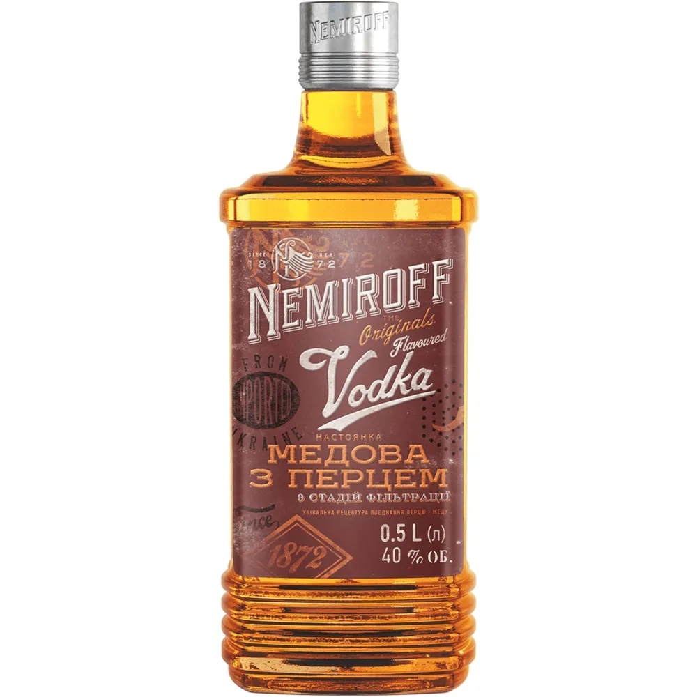 Настоянка Nemiroff медова з перцем 0.5л  арт. 07103 