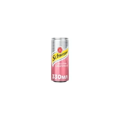 Напій газований Schweppes Рожевий грейпфрут з/б 0,33л  арт. 10870