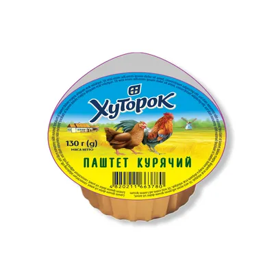 Паштет Хуторок Курячий 130гр  арт. 06727