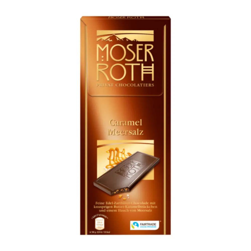 Шоколад Moser Roth Карамель 125гр  арт. 07572 