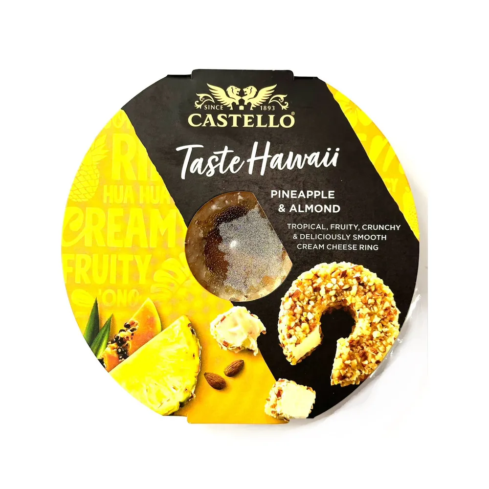 Крем-сир Castello Pineapple&almond 125гр  арт. 07172 