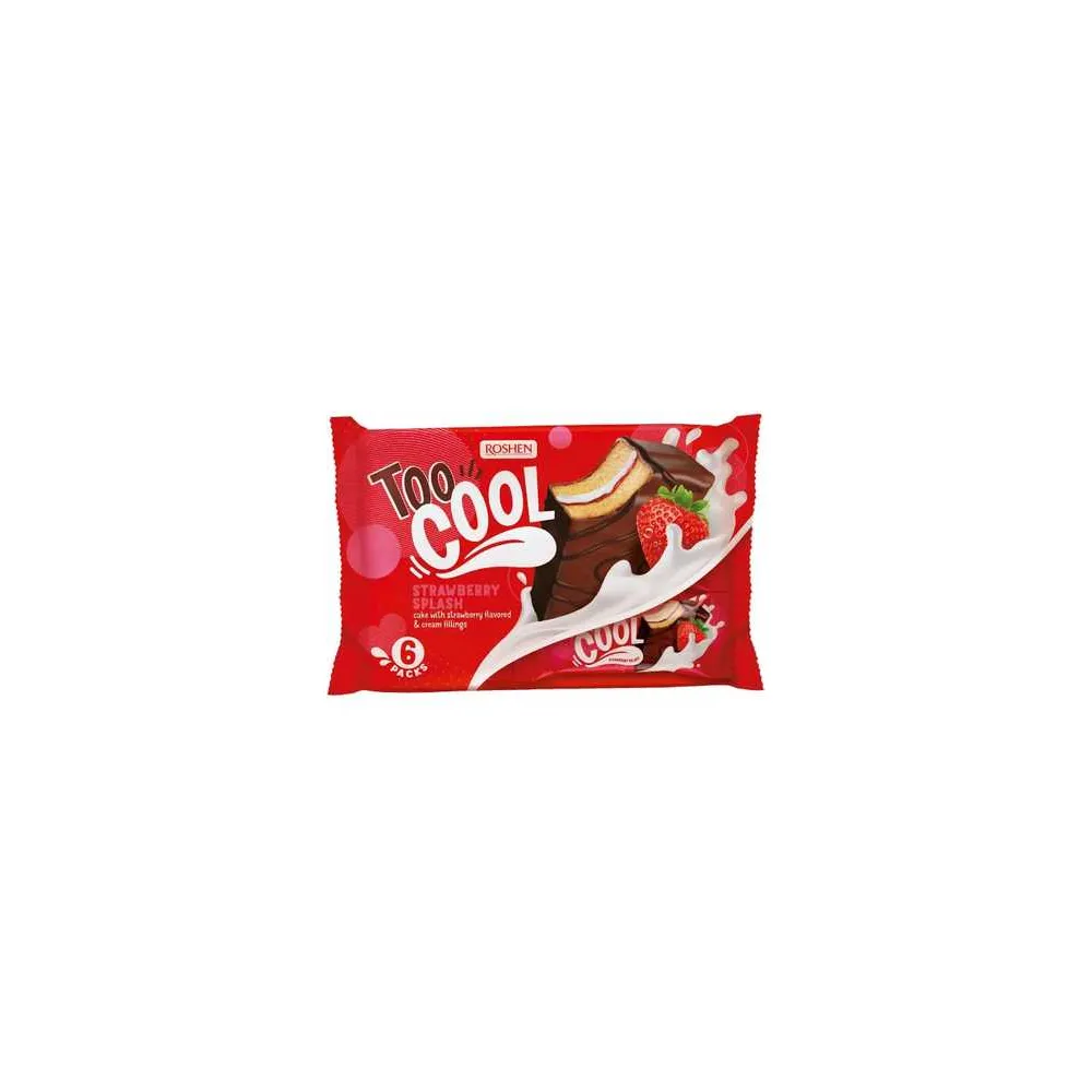 Тістечко Roshen Tool Cool полуниця 270гр  арт. 07639 