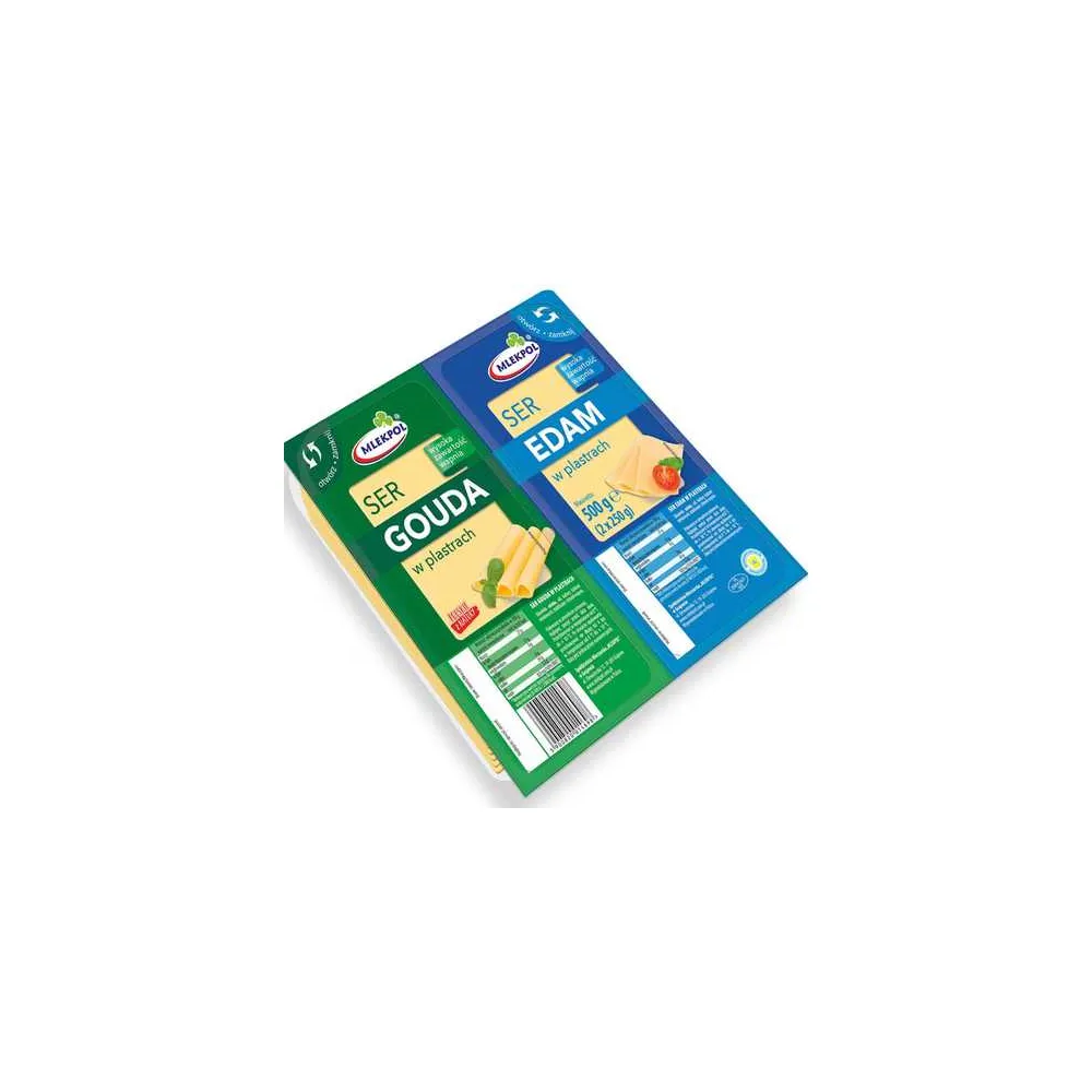 Сир Mlekpol книжка 2шт*250гр  арт. 02332 