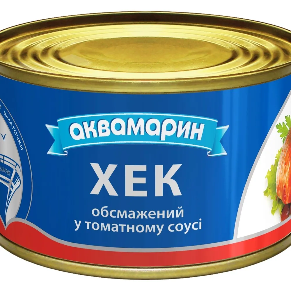 Хек Аквамарин Украина У том.соусі 230гр  арт. 03736 