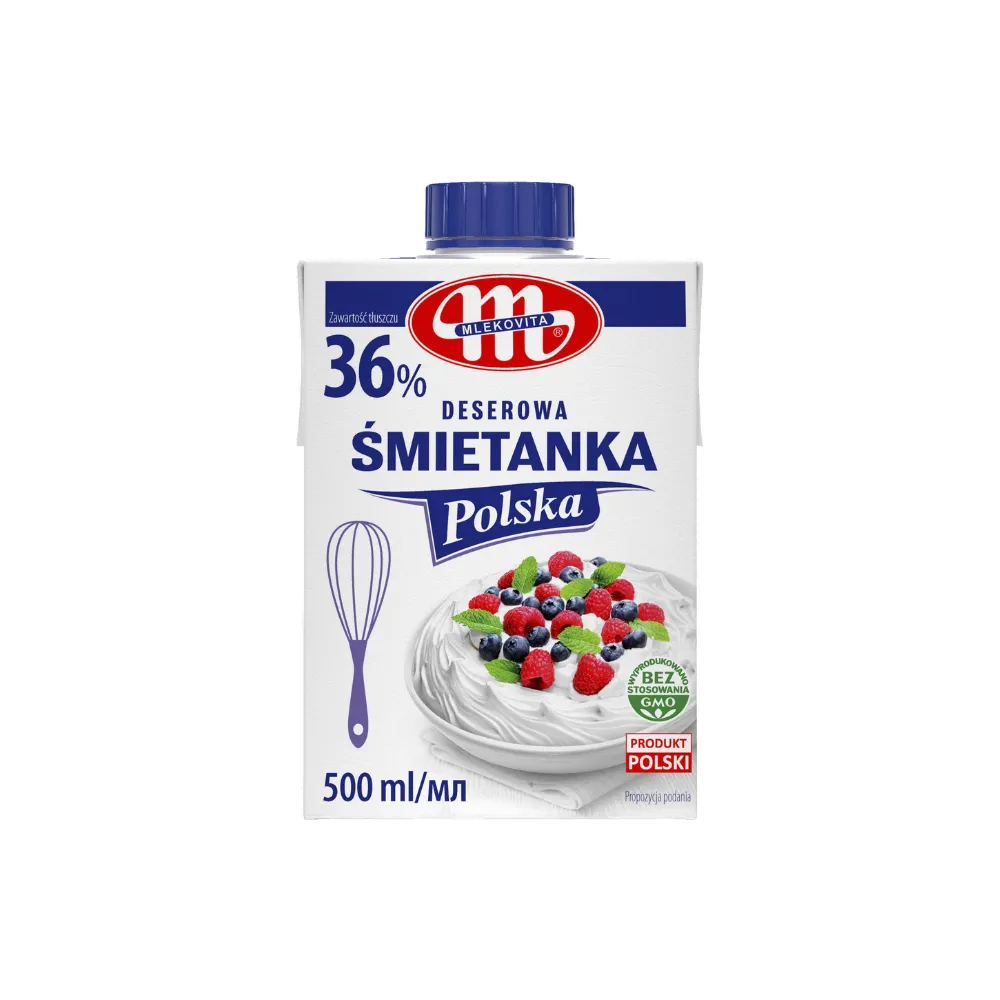 Вершки Mlekovita 36% 500гр  арт. 07432 