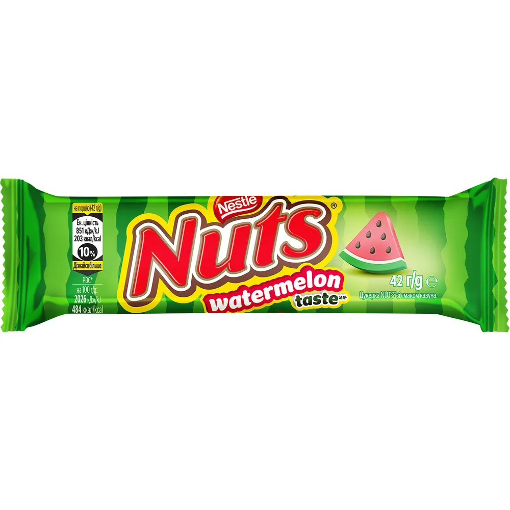 Батончик Nuts Кавун 42гр  арт. 08306 