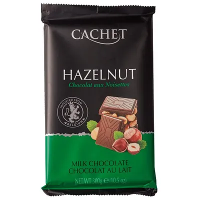 Шоколад Cachet Лісовий горіх 300гр  арт. 01453