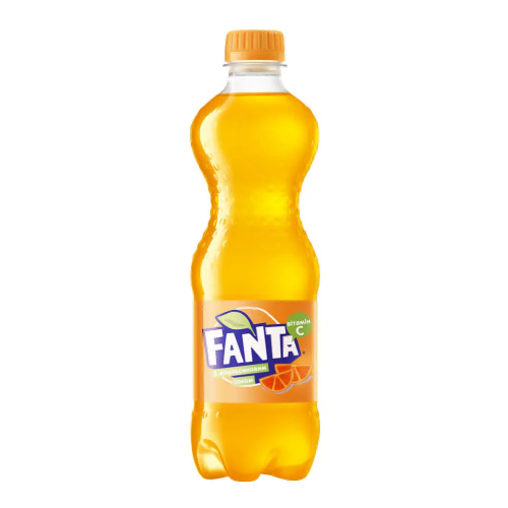 Напій газований Fanta Апельсин 0.5л  арт. 00146 