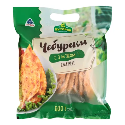 Чебуреки Рудь з мясом смаж. 600гр  арт. 06204