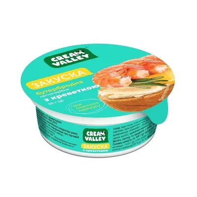 Закуска Cream Valley з креветками 85гр  арт. 08906