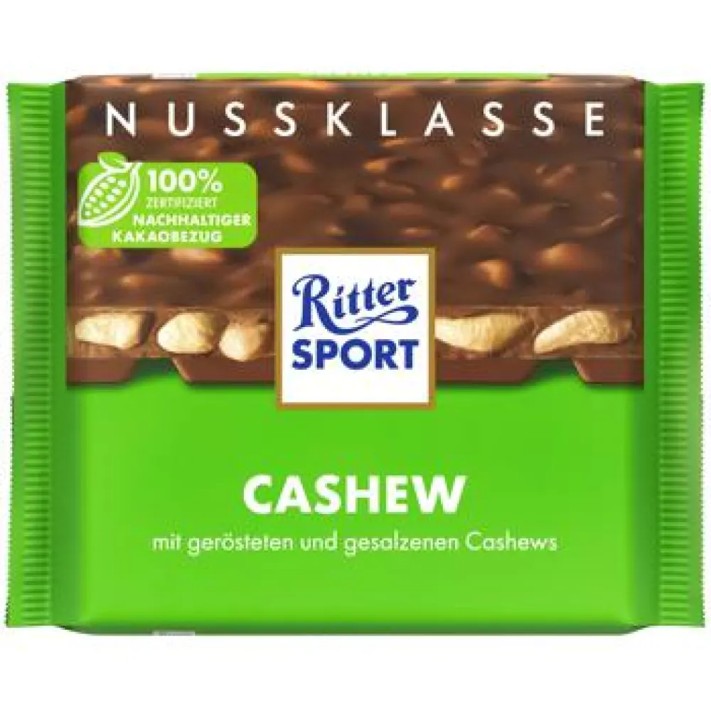 Шоколад Ritter Sport Cashew 100гр  арт. 08649 