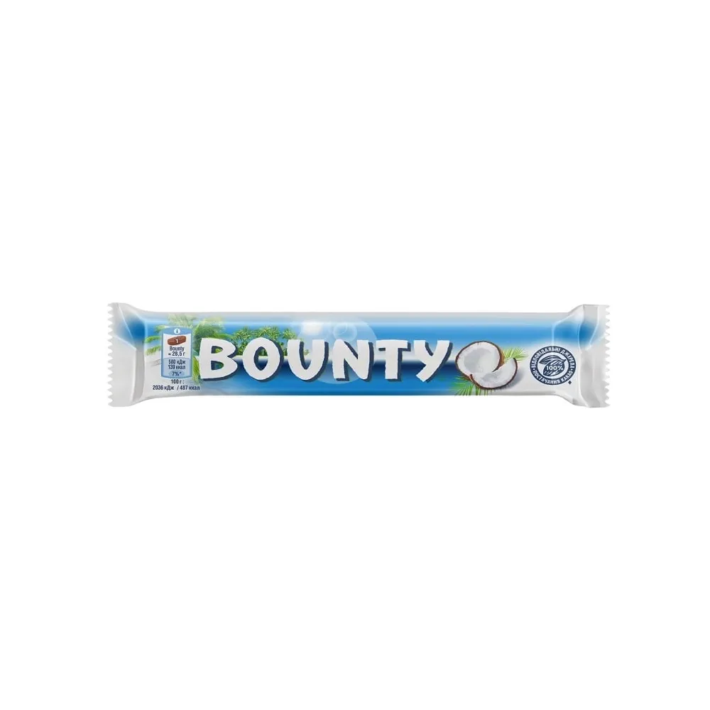 Батончик Bounty 57гр  арт. 06529 