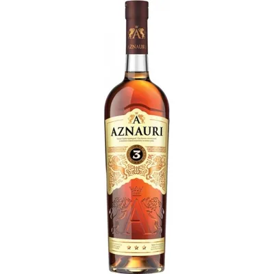 Бренді Aznauri 3* 0.7л  арт. 01386