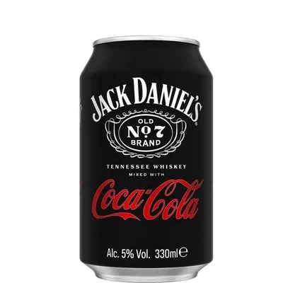Напій слабоалкогольний Jack Daniel's та Coca-cola 0.33л  арт. 07363