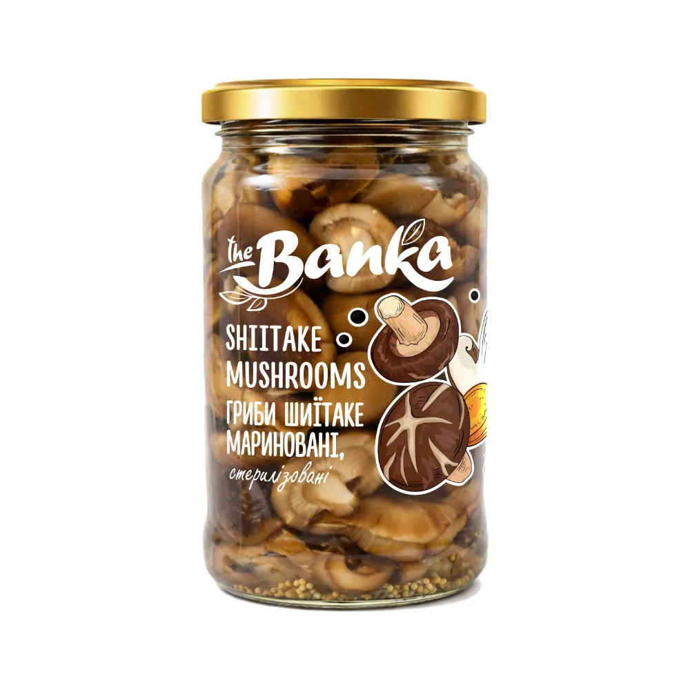 Гриби The Banka Марин. Шиїтаке 300гр  арт. 10915 