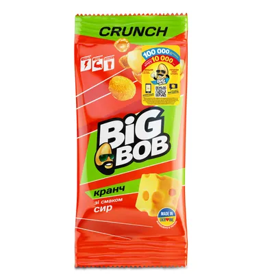 Арахіс Big Bob Кранч Сир 90гр  арт. 03932