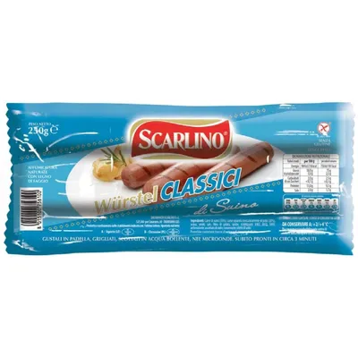 Сосиски Scarlino 250гр  арт. 07926